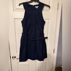 Chic Navy Sleeveless Mini Dress